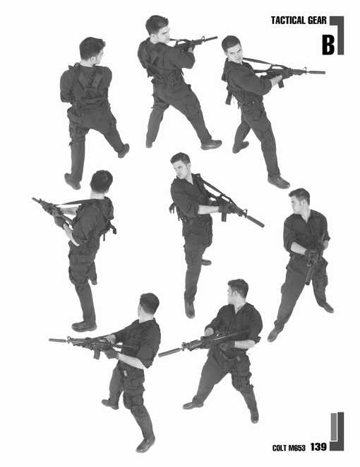 持枪姿势 63-持枪动作图片 download by alixixi.com